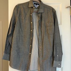 Tommy Hilfiger black/white button down